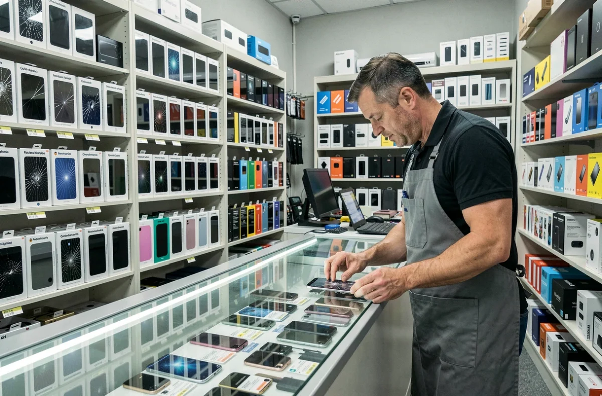 Boutique GSM-Destock proposant réparation et pièces détachées pour smartphones à Clermont-Ferrand